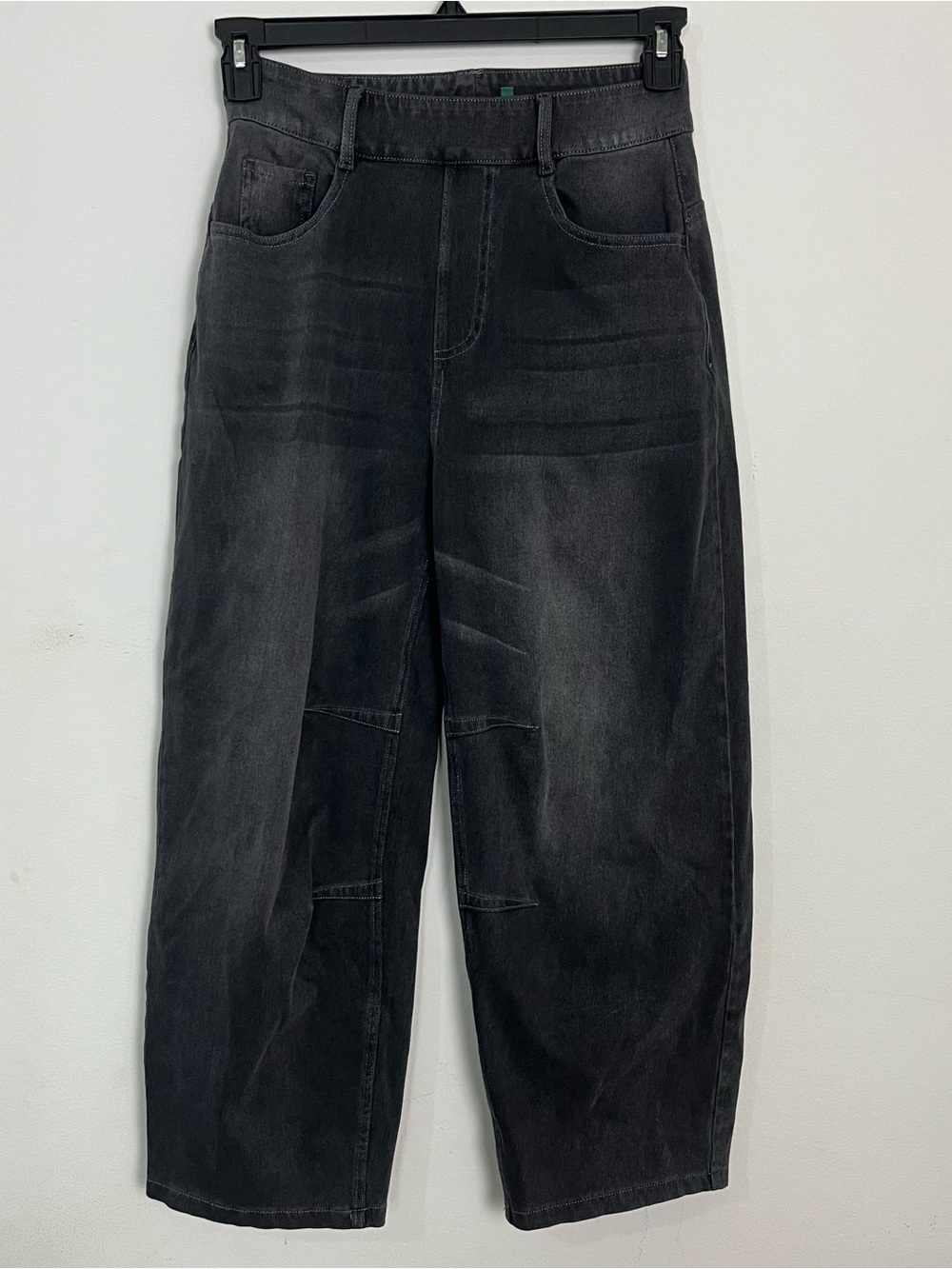 Halara Flex™ High Waisted Washed Casual Barrel Leg Jeans with Pockets